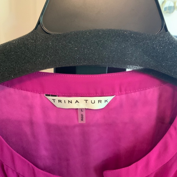 Trina Turk Blouse Large - Picture 2 of 3